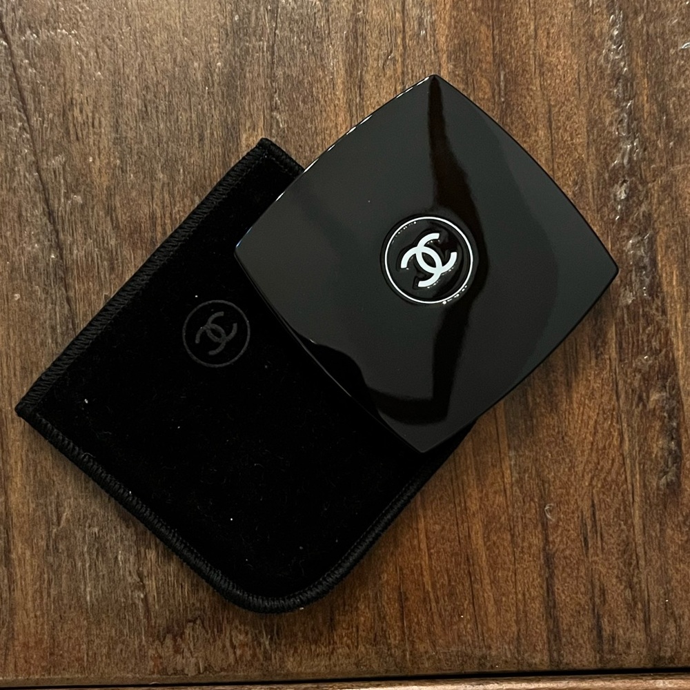 Chanel Black Leather Phone Card Holder